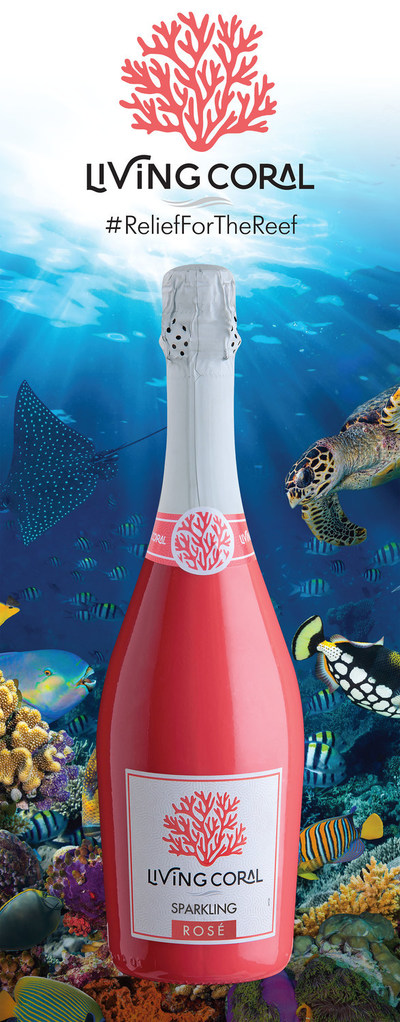Living Coral Sparkling Rose is restoring hope for the worlds coral reefs with every bottle sold.