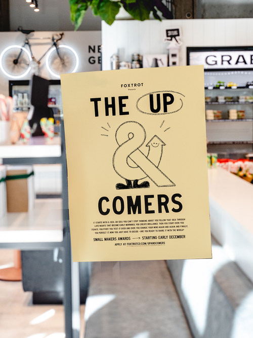 FOXTROT LAUNCHES “UP AND COMERS SMALL MAKERS AWARDS,” A SEARCH FOR THE NEXT GREAT BRANDS