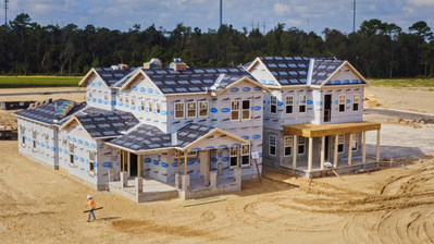 Model homes at Mattamy Homes' Island Village at Celebration community are under construction (CNW Group/Mattamy Homes Limited)