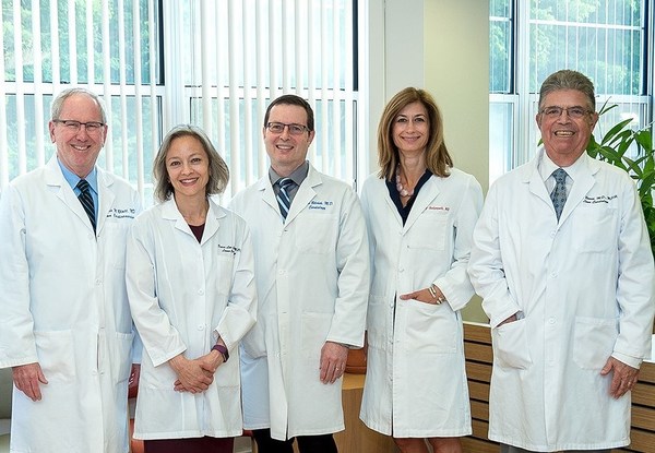 Lown Cardiology Group launches a concierge medicine practice in Boston, offering a highly individualized, non-invasive approach to care. Sharing a passion for patient-centered care are distinguished physicians; (l to r) Drs. Charles Blatt, Dara Lee Lewis, Brian Bilchik, Alyson Kelley-Hedgepeth and Shmuel Ravid.