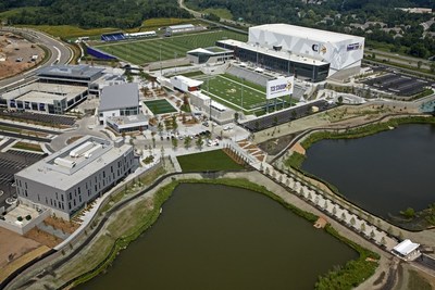 TCO Performance Center outside of Minneapolis with roofing installed by Central Roofing Company.