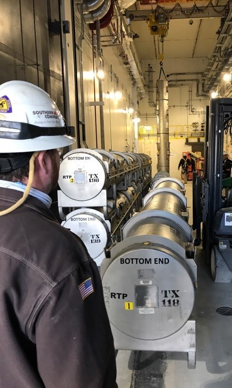 Georgia Power has received the first nuclear fuel shipment for Vogtle Unit 3, representing the first nuclear fuel shipment for this newly-designed AP1000 reactor in the U.S. Photo Credit: Georgia Power