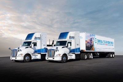 The first two fuel cell electric heavy duty Class 8 trucks built under the Zero and Near Zero Emissions Freight Forwarding (ZANZEFF) project sponsored by the state of CA are preparing for delivery to demonstration fleet customers.