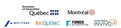 With the support of our partners: Ministère de l'Économie et de l'Innovation, Ville de Montréal, Amplitude Ventures, BIOQuébec, Fonds de solidarité FTQ, Montréal InVivo (CNW Group/adMare BioInnovations)