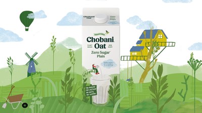 Chobani® Oat Zero Sugar* is a new vegan-friendly drink with zero grams of sugar and no lactose, nuts or gluten. (*Not a low calorie food).