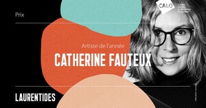 Catherine Fauteux reçoit le Prix du CALQ - Artiste de l'année dans les Laurentides