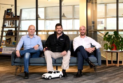 Innoviz Technologies' founding team, which includes CEO Omer Keilaf, CBO Oren Rosenzweig and Chief R&D Officer Oren Buskila.