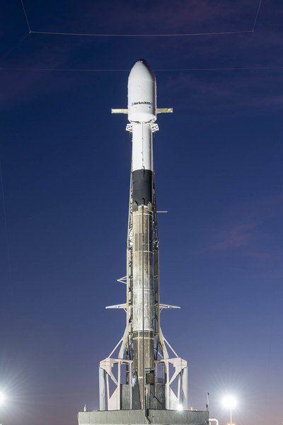 SiriusXM’s SXM-7 ready for launch. Credit: SpaceX