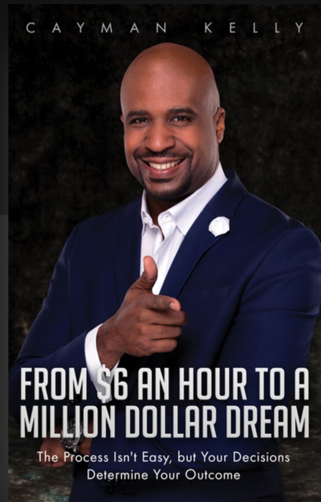Autobiography of ESPN voiceover artist Cayman Kelly achieves number one bestselling new release status: ‘From $6 an Hour to a Million Dollar Dream’