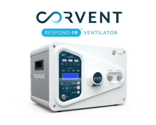 RESPOND-19 Ventilator from CorVent Medical for primary critical care respiratory support.