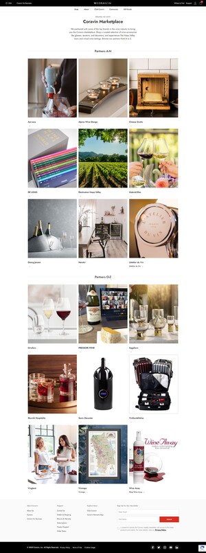 Coravin, Inc. Launches Digital Marketplace to Showcase Wine Products and Experiences
