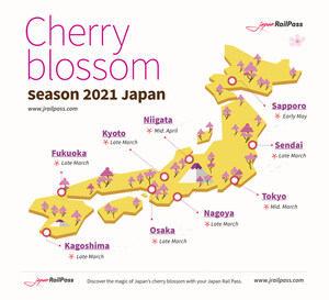 Experience Japan's 2021 Cherry Blossom from home