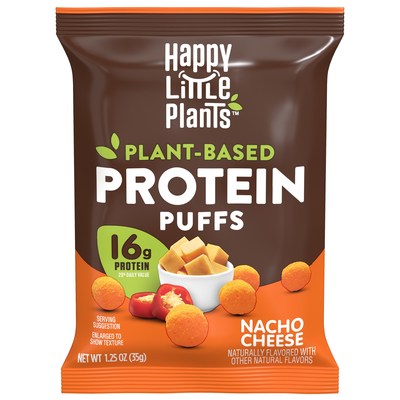 The Maker of the Happy Little Plants® Brand Launch New Plant-Based Protein Puffs