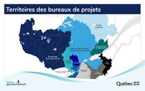 Plan de protection du territoire face aux inondations - Le gouvernement du Québec poursuit ses actions pour adapter le territoire aux nouvelles réalités climatiques : dix Bureaux de projets dans les principales régions à risque d'inondations
