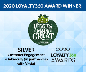 Veggies Made Great voted silver winner of? 2020 Loyalty360 Awards