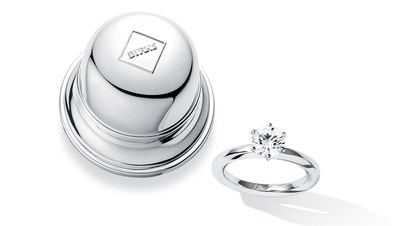 Vintage Birks 1940's Diamond Engagement Ring .22ct E/VVS2