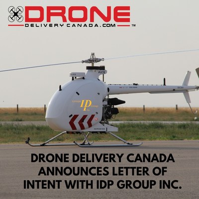 Drone Delivery Canada's Condor Drone with IDP Group (CNW Group/Drone Delivery Canada)