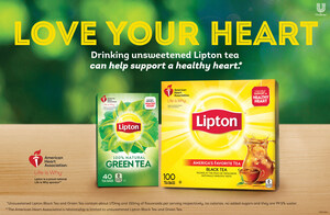 Lipton to Sponsor the American Heart Association's "Life is Why®" Program To Inspire People to Care for Their Heart Health Through an Easy, Accessible Change in Diet and Lifestyle