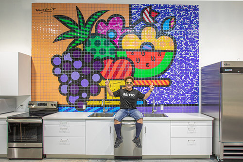Iberia Tiles and Internationally renowned artist Romero Britto have proudly announced an exclusive, limited-edition collaborative collection of BRITTO® mosaic tiles made in Italy by MyMosaic®.
