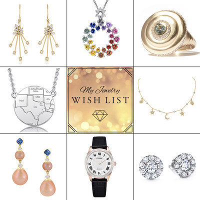 Jewelry and watch wish lists ensure that last-minute shopping doesn't lead to frantic shopping. Jewelry makes Holiday gift giving extra meaningful this year.