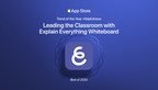 Explain Everything Whiteboard recognized as Best of 2020 by the App Store