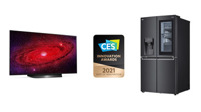 LG lauréate de prix de l'innovation au CES 2021
