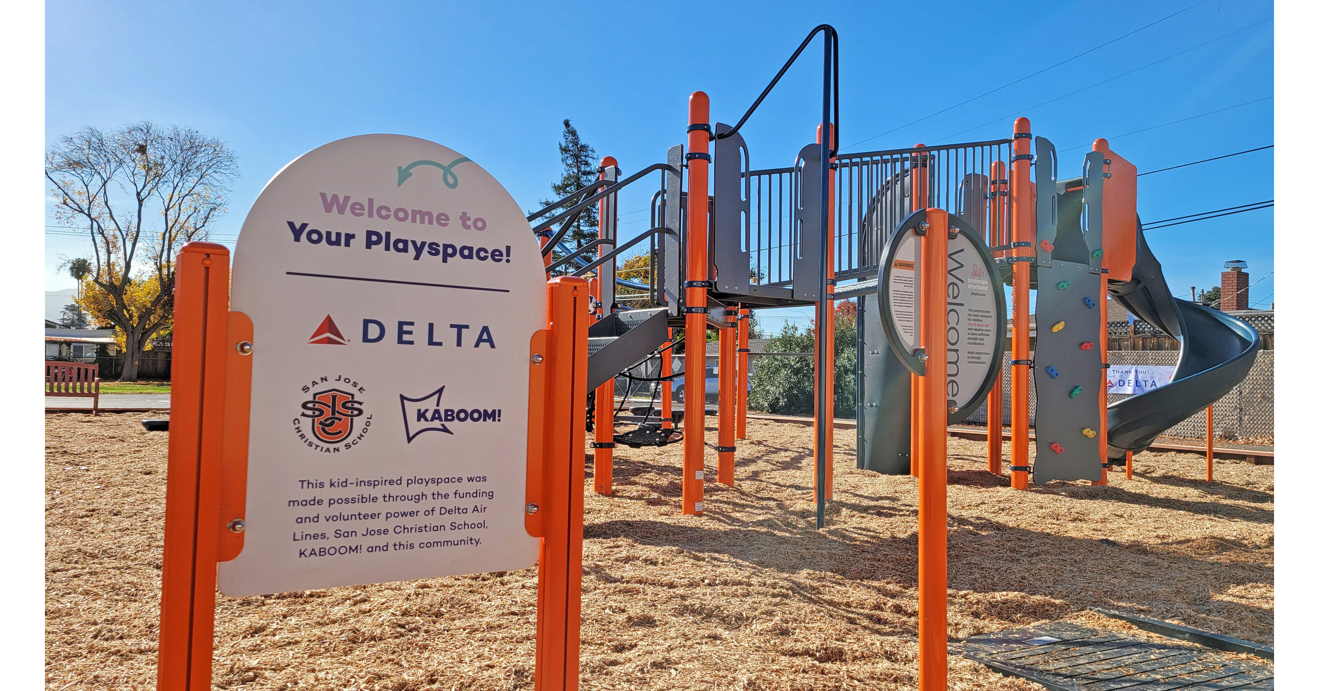 San Jose Christian School, Delta Air Lines and KABOOM! Work to End Playspace Inequity With New Playground in Campbell, CA - Vimarsana News