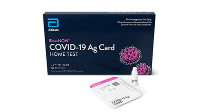 Abbott's BinaxNOW COVID-19 Ag Card Home Test