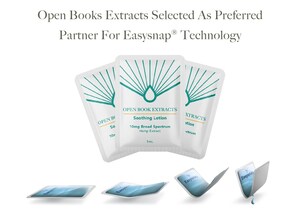 Open Book Extracts Selected as Preferred Partner for Easysnap® Technology, the Patented One-Hand Opening and Dispensing Unit Dose
