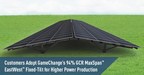 Fotovoltické panely MaxSpan EastWest™ spoločnosti GameChange Solar s fixným náklonom a 94 % pomerom GCR sa tešia veľkej obľube zákazníkov