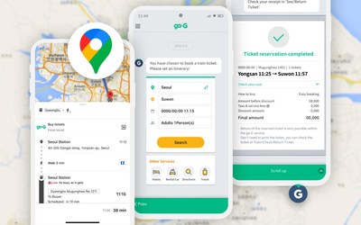 SyncTree allows any traveller to book train tickets on Korea’s national rail system directly on Google Maps through ga-G, in a partnership between Korail and Ntuple