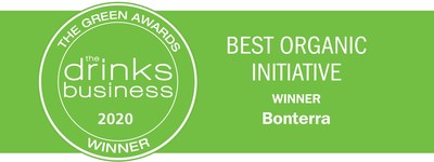 Bonterra Organic Vineyards recognized for Best Organic Initiative of 2020 by the drinks business Bonterra Organic Vineyards recognized for Best Organic Initiative of 2020 by the drinks business