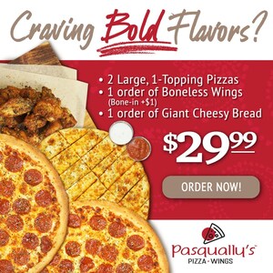 Pasqually's Pizza &amp; Wings Celebrates The Season With New Holiday Offers