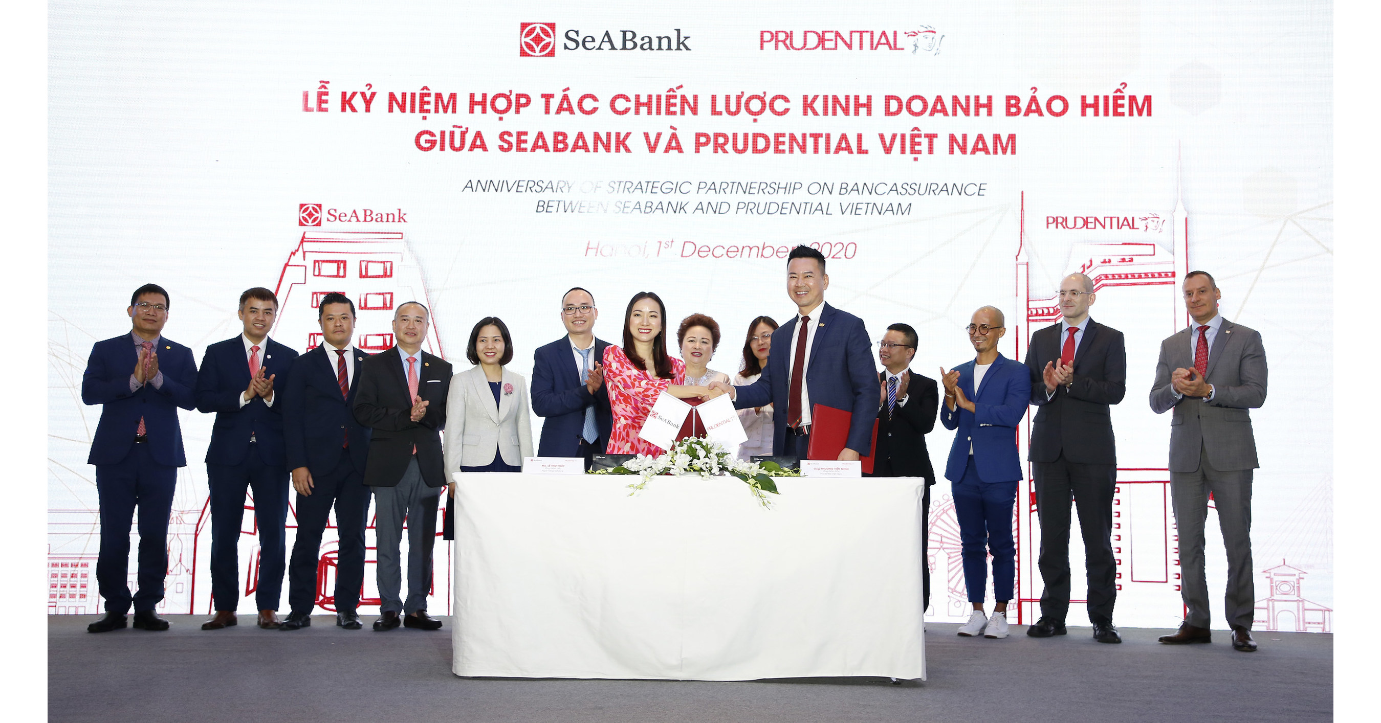 Prudential Vietnam and SeABank (Vietnam) strengthen their strategic partnership and sign an agreement on digital product distribution