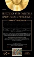 L'album Harmonium symphonique - Histoires sans paroles certifié disque d'or