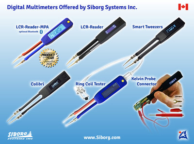 Digital Multimeters available from Siborg Systems Inc, Canada