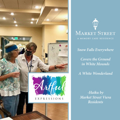 Residents of Market Street Memory Care Viera participated in the first of a series of creative writing workshops; a highlight of Watercrest Senior Living's signature program, 'Artful Expressions.'