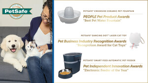 PetSafe® Closes Out 2020 with Three Prestigious Pet Product Awards
