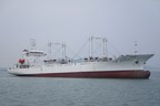 Pingtan Marine Enterprise Announces China's Largest Fishery Support Vessel and 6 Squid Jigging Vessels Sailing to Sea