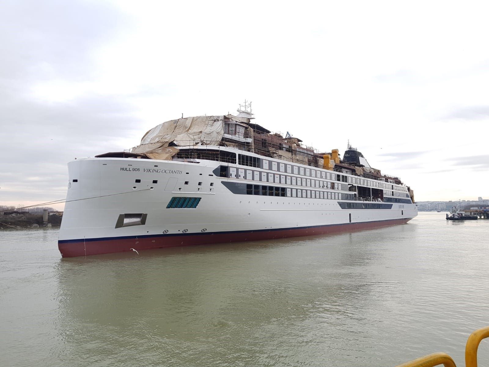 Viking Marks Float Out of First Expedition Ship    (December 2020)