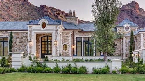 European-styled 13,929sq ft 6112 N Nauni Valley Road, Paradise Valley Arizona sold for $18 million in November. Represented by Joan Levinson, the home is the 3rd most expensive home ever sold in Arizona.