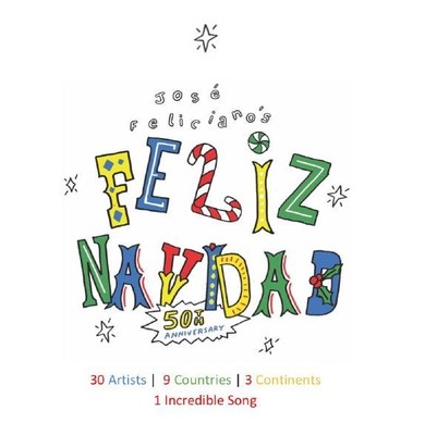 José Feliciano - Feliz Navidad 50th Anniversary (FN50) Logotipo