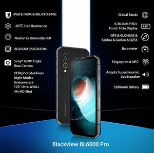 Blackview BL6000 Pro : un téléphone 5G robuste, dont la vitesse et la caméra inégalées en font un appareil d'aventure véritablement amusant et portable