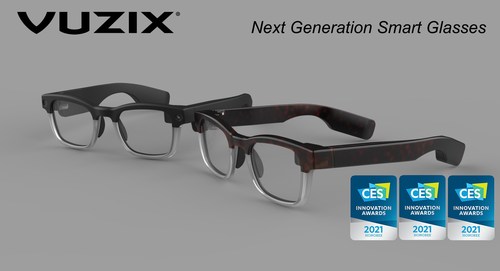 Vuzix Next Generation Smart Glasses Captures 3 CES 2021 Innovation Awards for Outstanding Design and Engineering