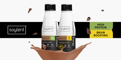 Soylent Complete Protein™ and Soylent Complete Energy™ are extensions of Soylent’s market leading line of complete nutrition products.