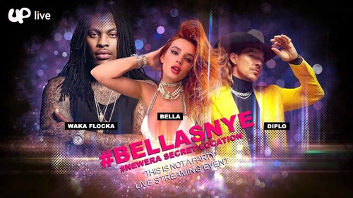 Uplive to Exclusively Livestream Bella’s New Year’s Eve 2021 Event Featuring Bella Thorne, Diplo, and Many More World-Renowned Celebrities and Influencers