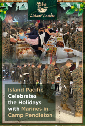 Island Pacific Celebrates the Holidays with US Marine Corps in Camp Pendleton