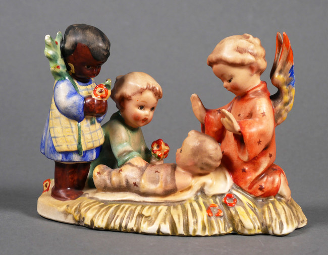 "Silent Night with Black Child," HUM 31, believed to be one of only four examples in existence. One of the hundreds of the most elusive rarities to be offered at Blackwell Auctions (www.BlackwellAuctions.com) on January 16, 2021, part of arguably the most important Hummel collection ever assembled.