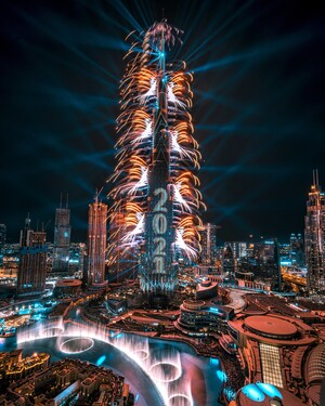 Burj Khalifa y Downtown Dubai se unen en 2021 con la espectacular celebración de Año Nuevo