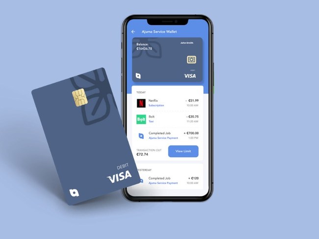 Ajuma Wallet and Debit Card